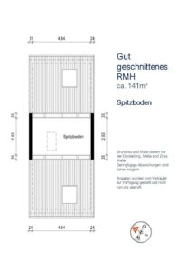 Grundriss Spitzboden