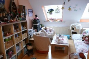 Wohnzimmer Wohnung 1 im DG