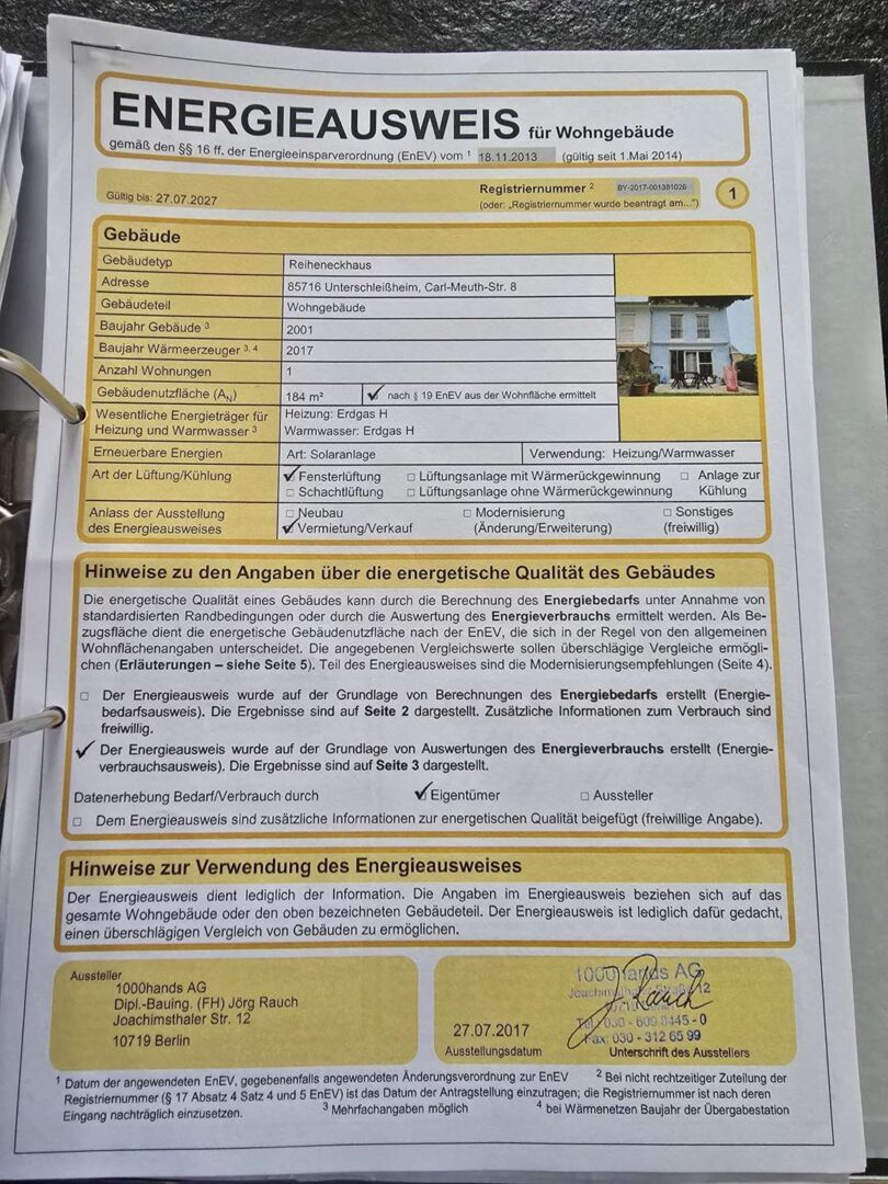 Energieausweis 3