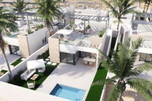 Haus Pool mit Garten und Dachterrasse